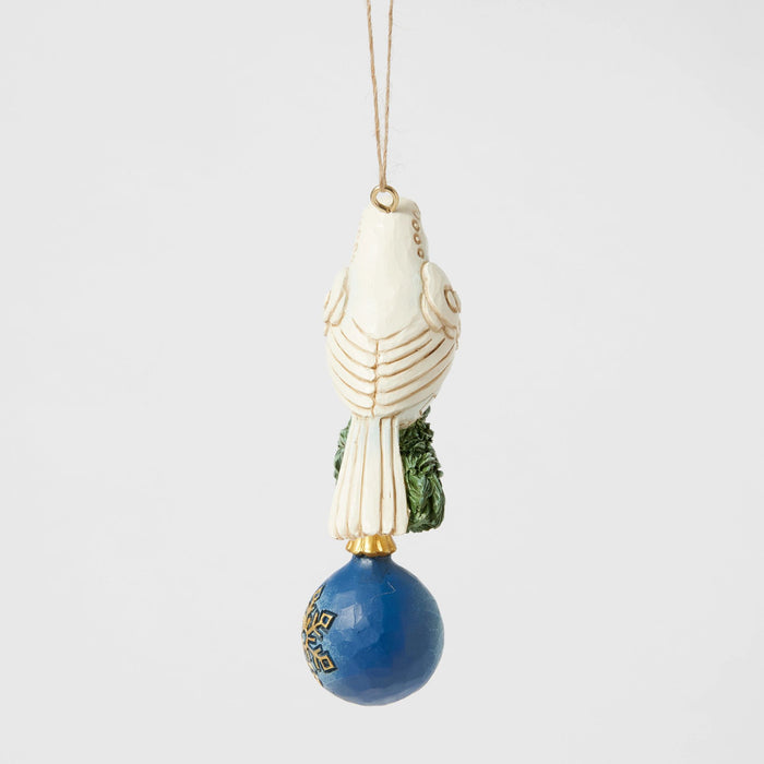 Enesco Blue & Gold Dove Ornament