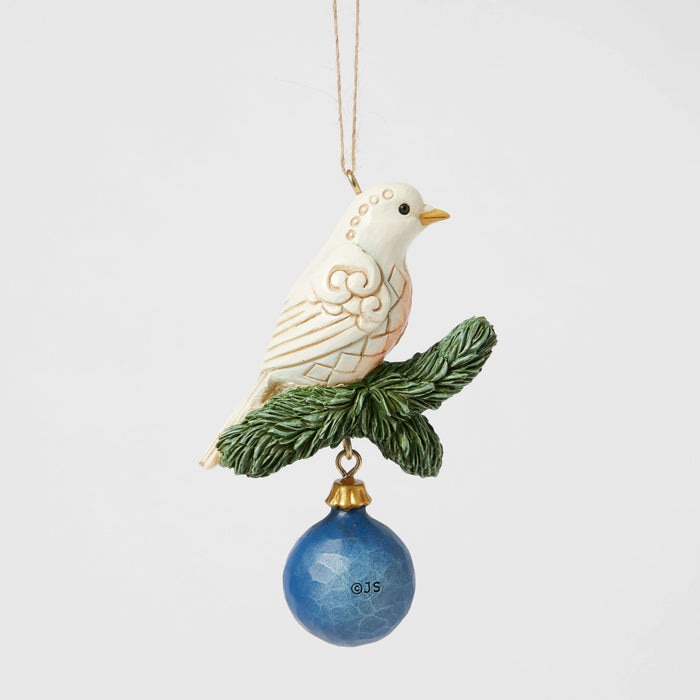 Enesco Blue & Gold Dove Ornament