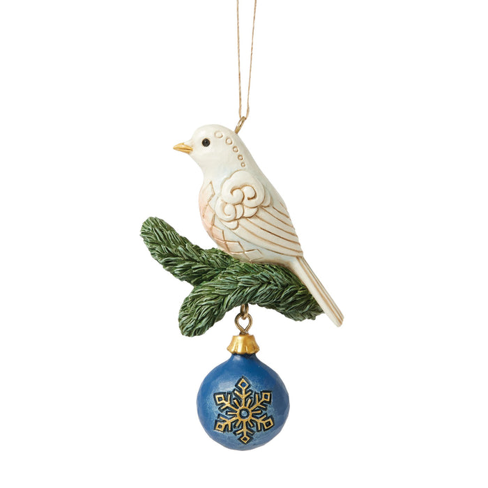 Enesco Blue & Gold Dove Ornament