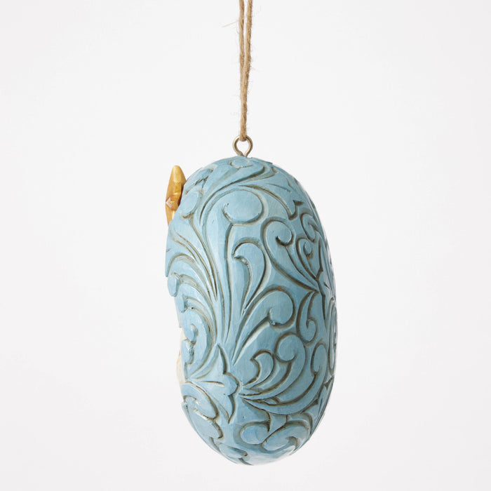 Enesco Blue & Gold Holy Family Orn