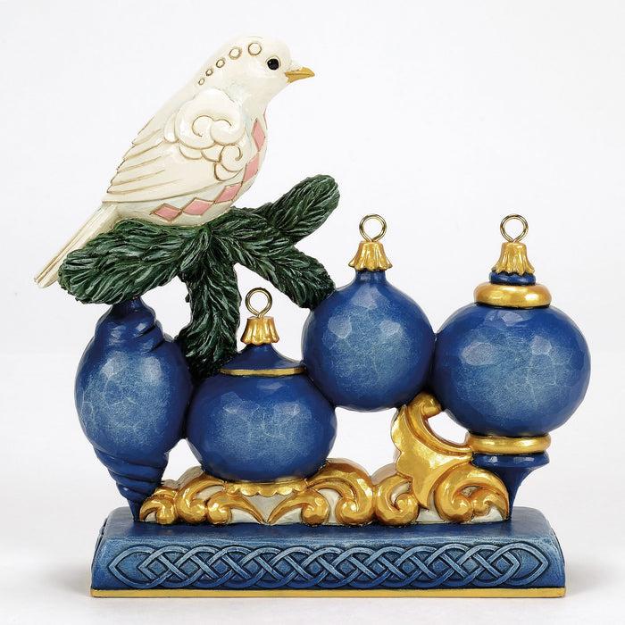 Enesco Blue & Gold Hope With Dove Fig