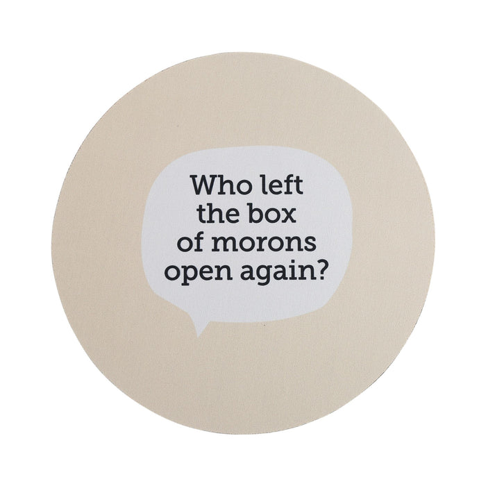Enesco Box of Morons Mouse Pad