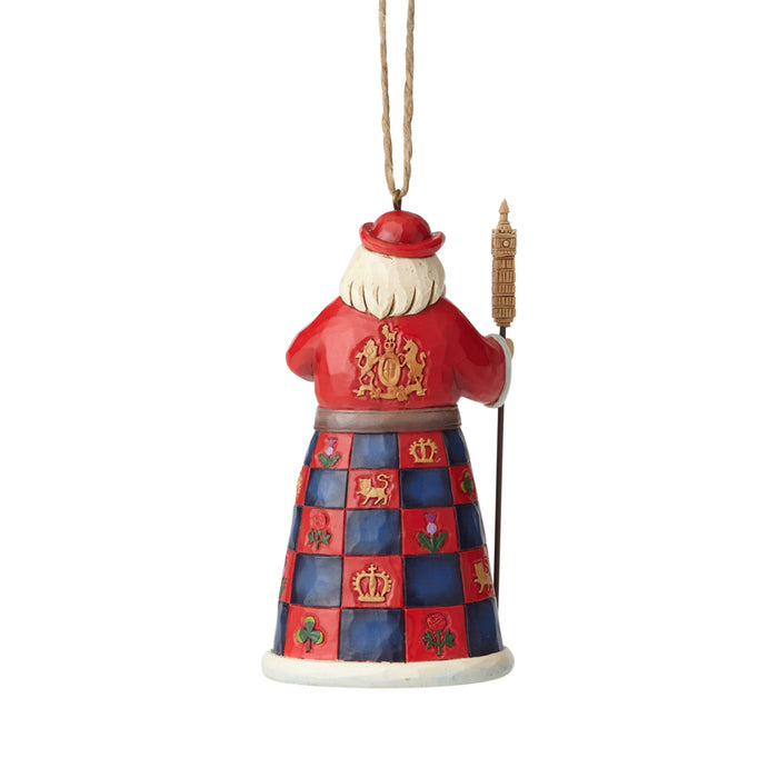 Enesco British Santa Ornament