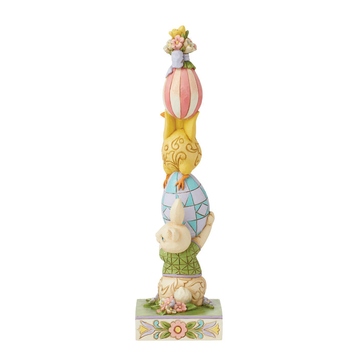 Enesco Bunny And Eggs Stacked Fig