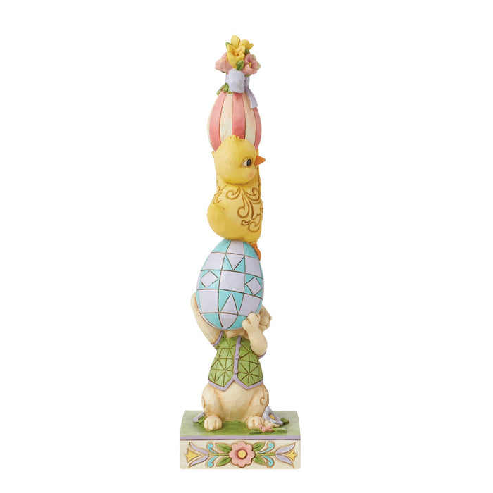 Enesco Bunny And Eggs Stacked Fig
