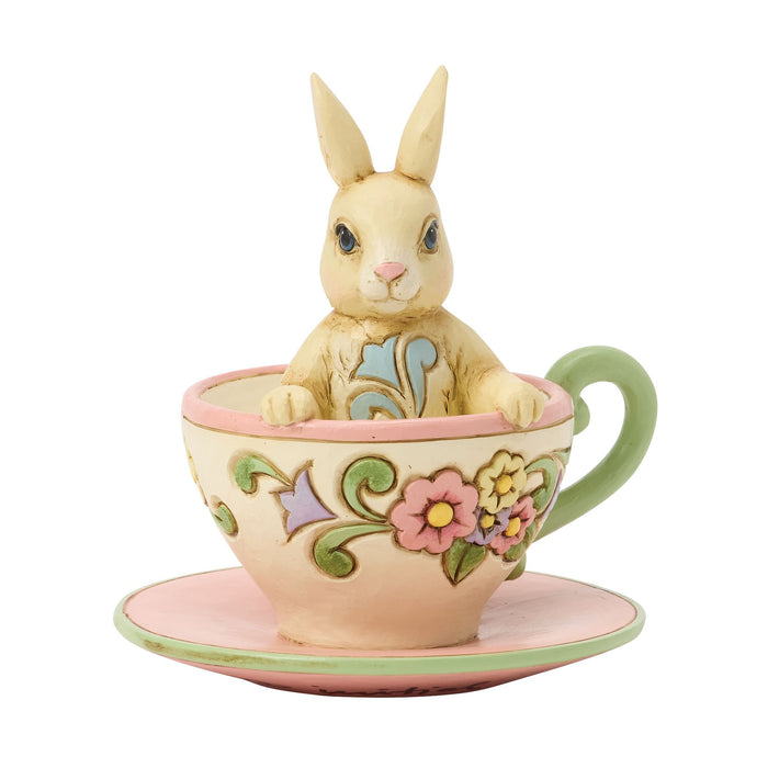 Enesco Bunny in Teacup Mini Fig