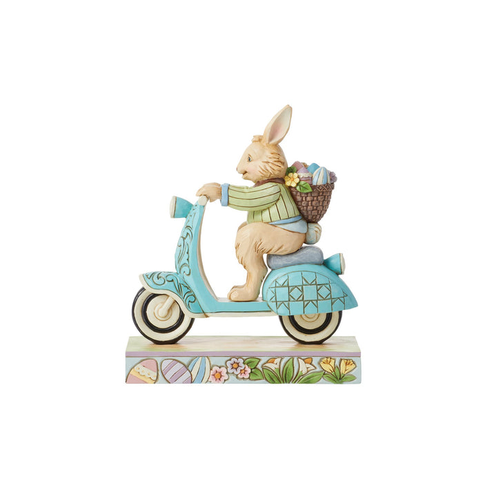 Enesco Bunny On Scooter Fig