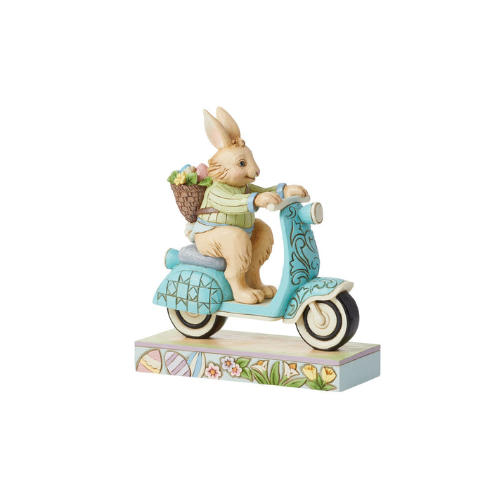 Enesco Bunny On Scooter Fig