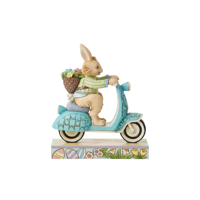 Enesco Bunny on Scooter Fig