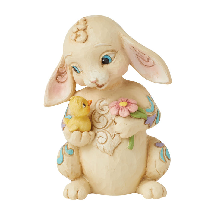 Enesco Bunny with Chick Mini Figurine