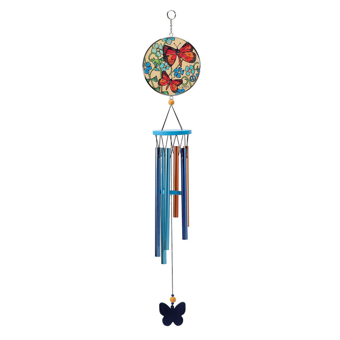 Enesco Butterflies Windchime