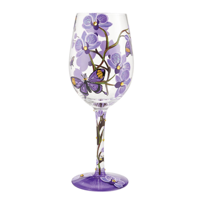 Enesco Butterfly Jubilee Wine Glass
