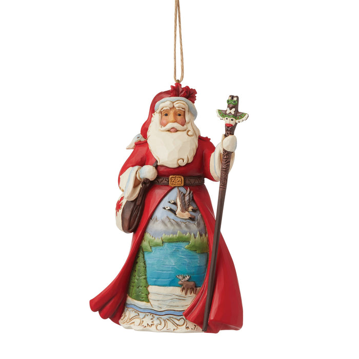 Enesco Canadian Santa Ornament