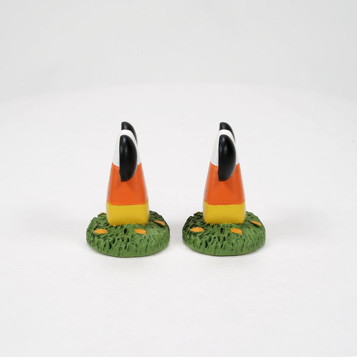 Enesco Candy Corn Topiaries S/2