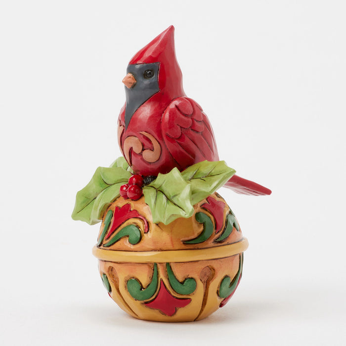 Enesco Cardinal On Jingle Bell Mini