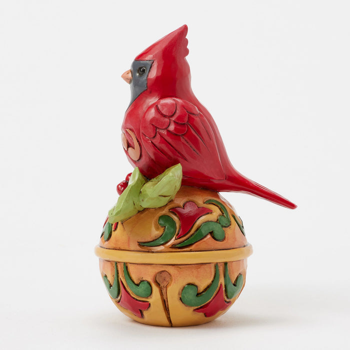 Enesco Cardinal On Jingle Bell Mini