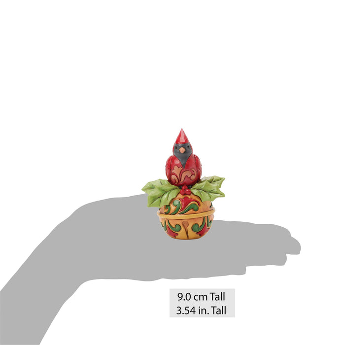 Enesco Cardinal On Jingle Bell Mini