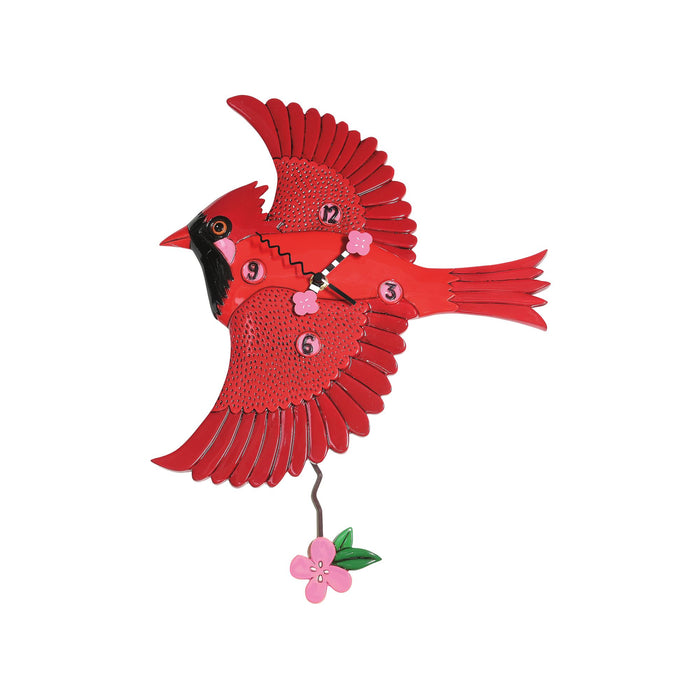 Enesco Cardinal's Song l Wall Clock