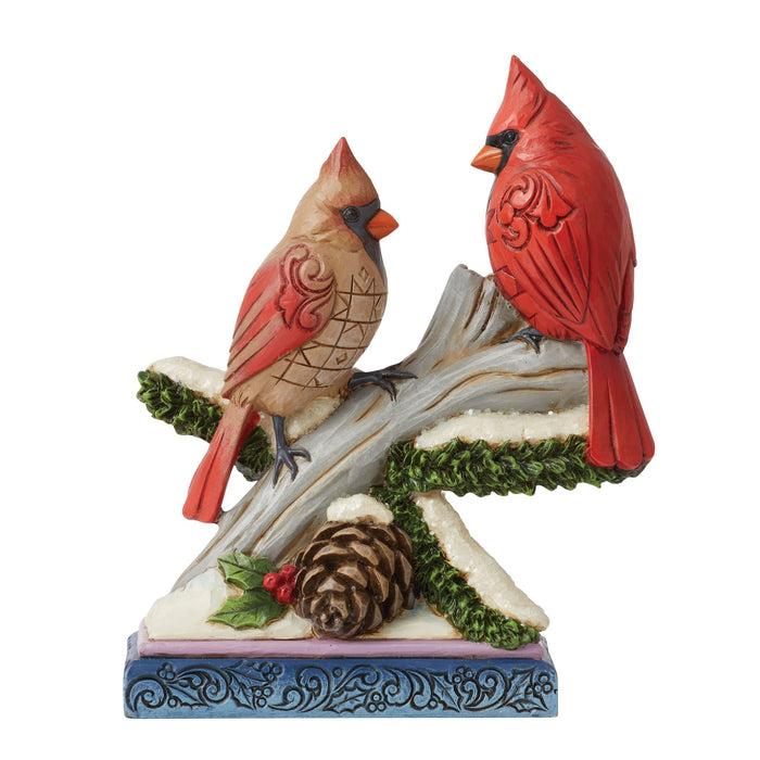Enesco Cardinals On Snowy Branch