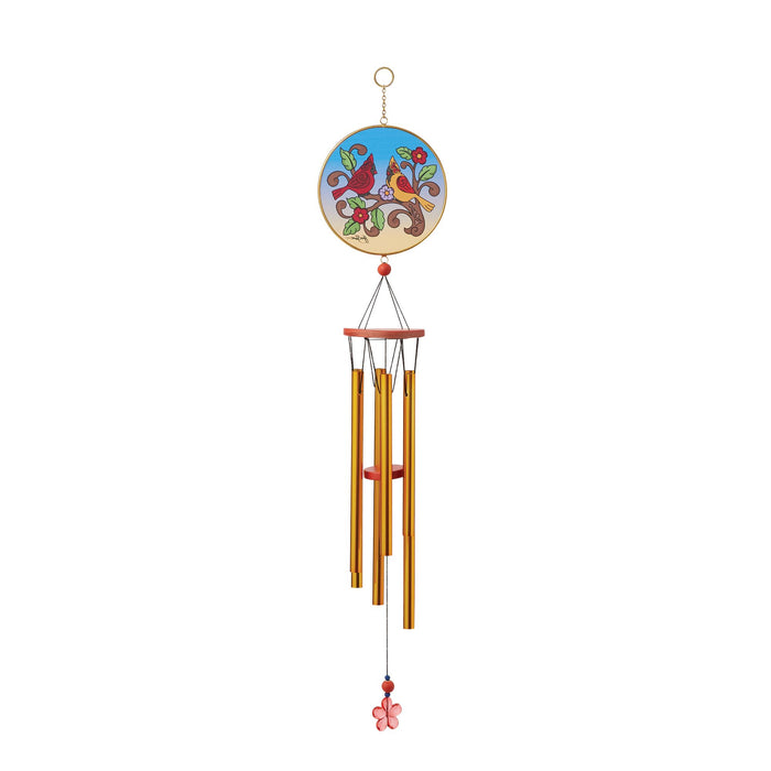 Enesco Cardinals Wind Chime
