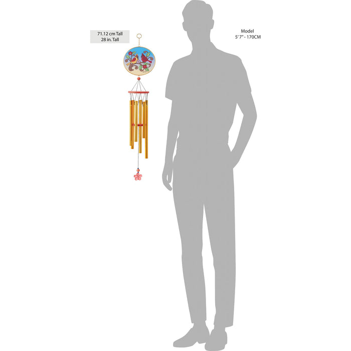 Enesco Cardinals Wind Chime