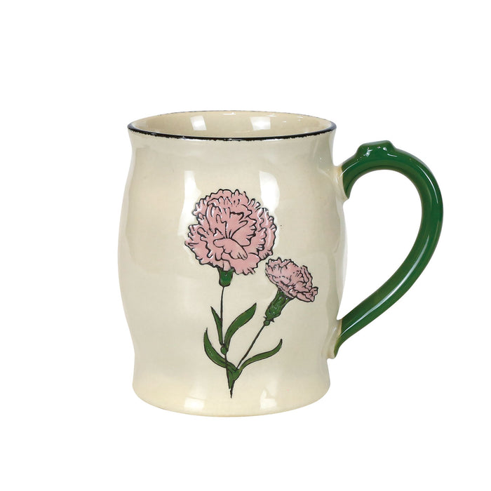 Enesco Carnation Handpainted Mug