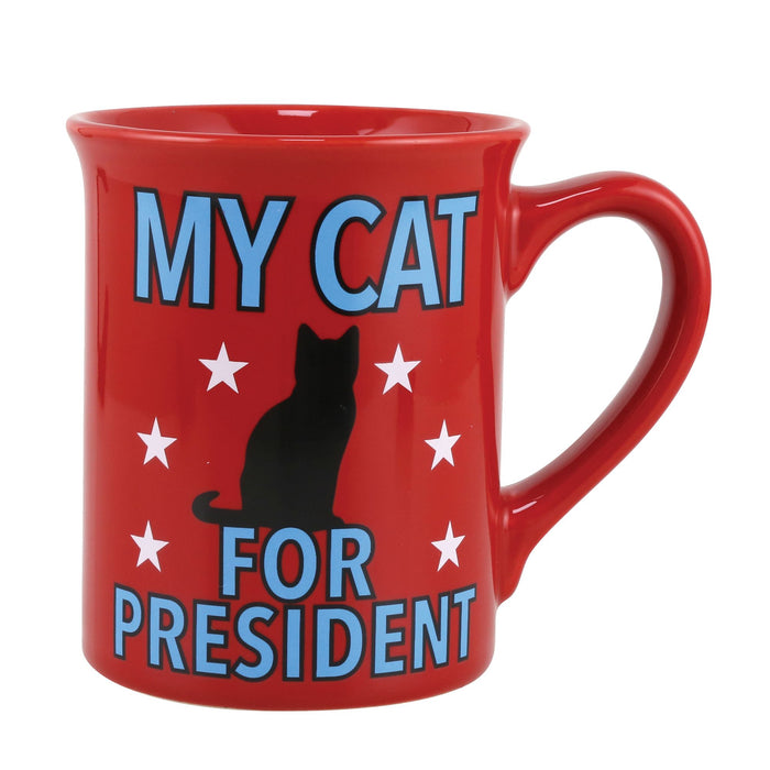 Enesco Cat for President Mug