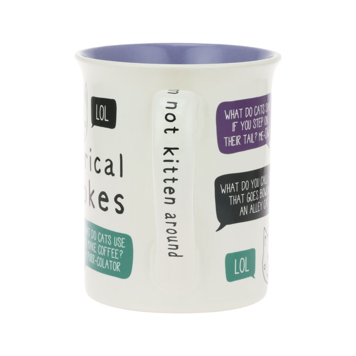 Enesco CAT JOKES MUG 16 OZ