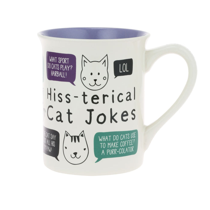 Enesco CAT JOKES MUG 16 OZ