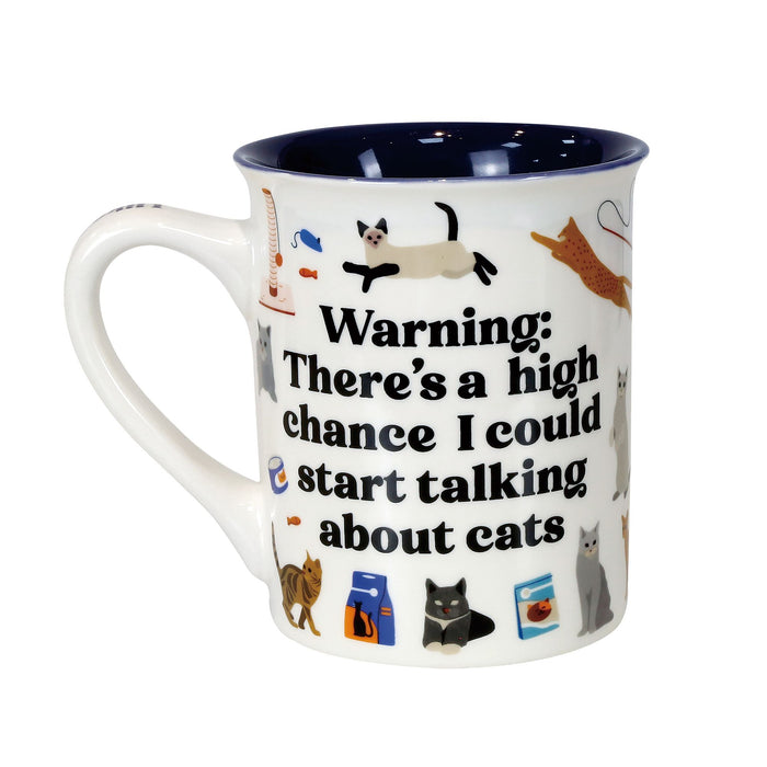 Enesco Cat Person Warning Mug