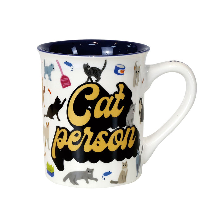 Enesco Cat Person Warning Mug