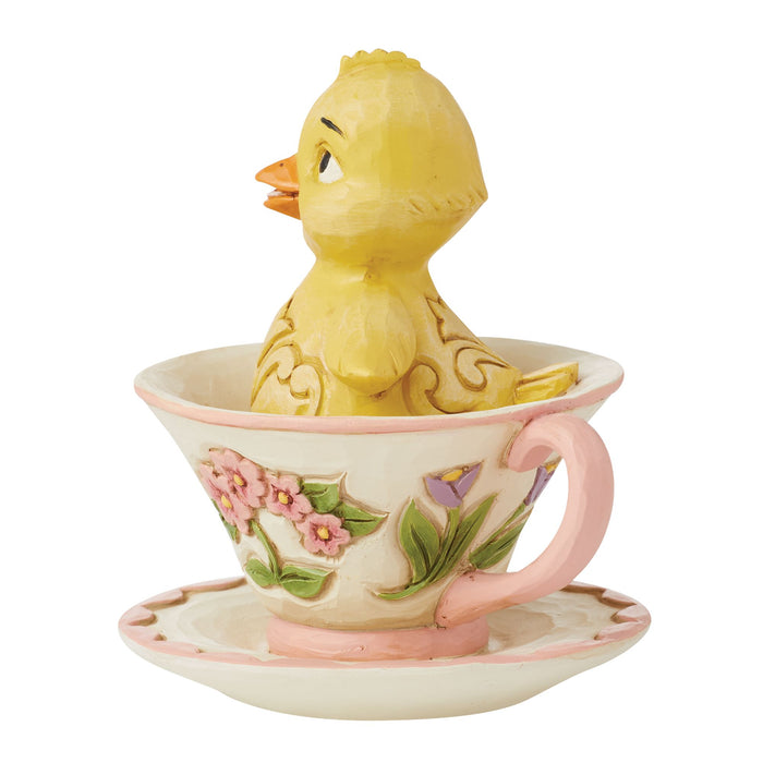 Enesco Chick In Teacup Mini Figurine