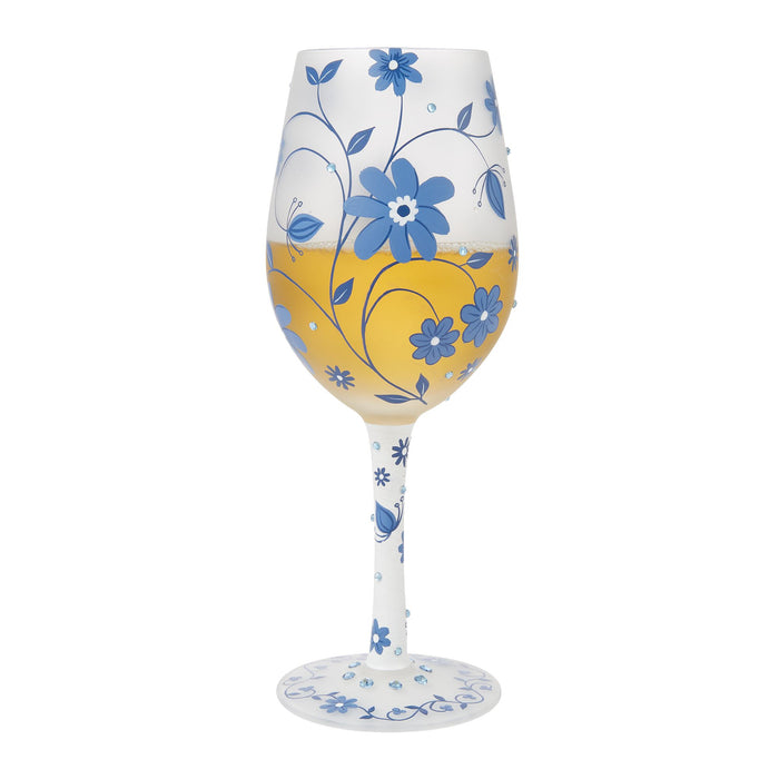 Enesco Chinoiserie Charm Wine Glass