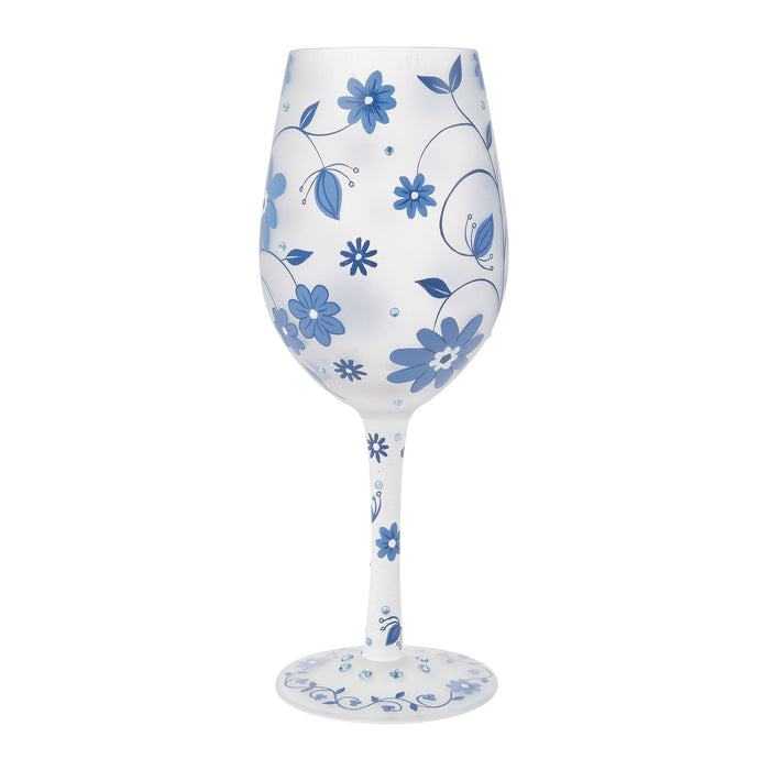 Enesco Chinoiserie Charm Wine Glass