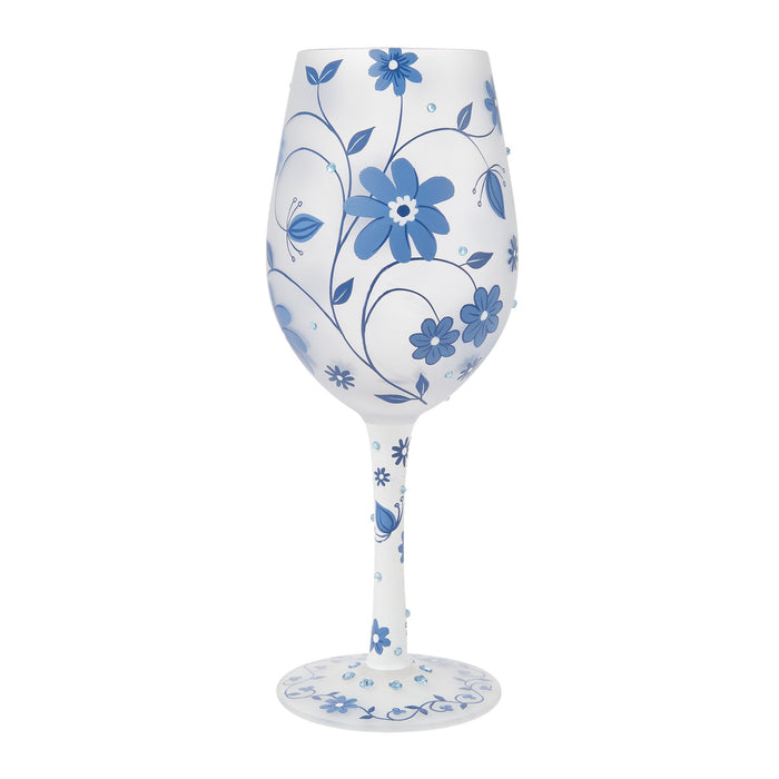 Enesco Chinoiserie Charm Wine Glass