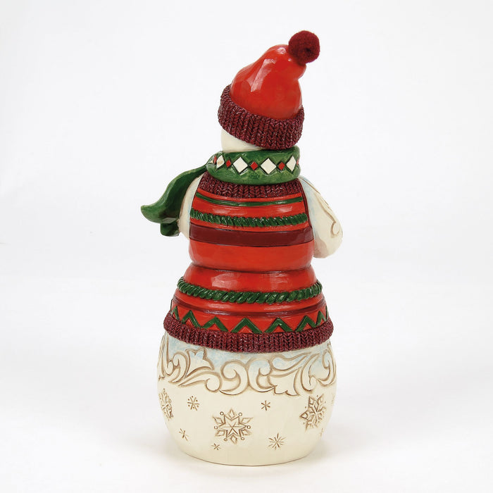 Enesco Christmas At Lodge Snowman Fig