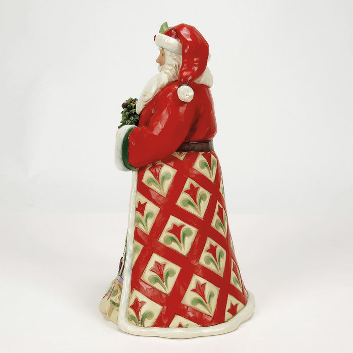 Enesco Christmas At The Lodge Santa