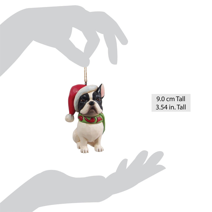 Enesco Christmas Dog Frenchie Orn
