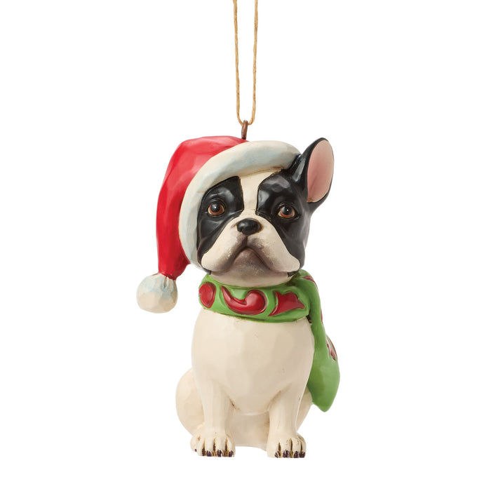 Enesco Christmas Dog Frenchie Orn