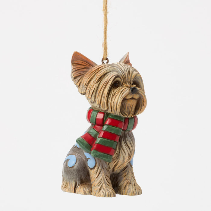 Enesco Christmas Dog Yorkie Ornament