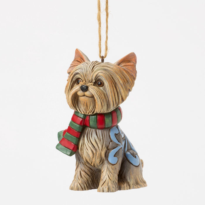 Enesco Christmas Dog Yorkie Ornament