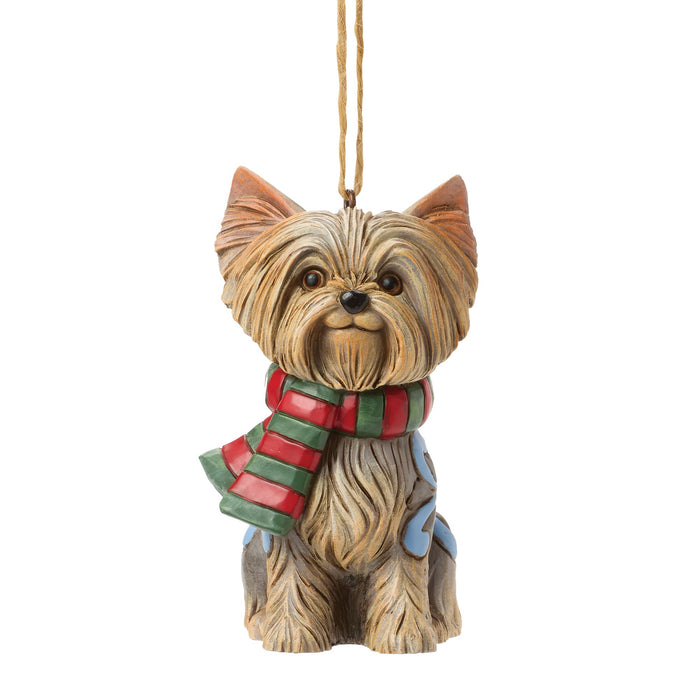 Enesco Christmas Dog Yorkie Ornament