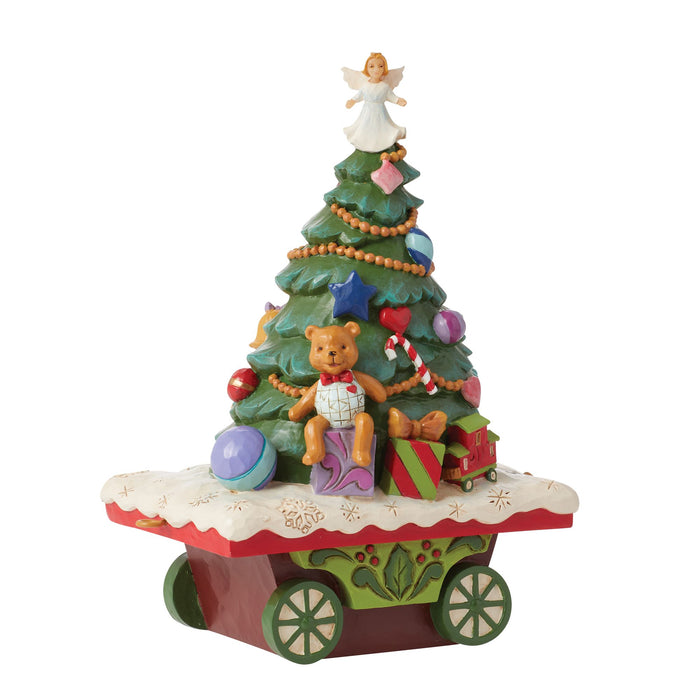 Enesco Christmas Tree Train Car