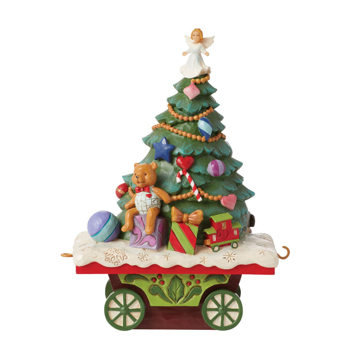 Enesco Christmas Tree Train Car