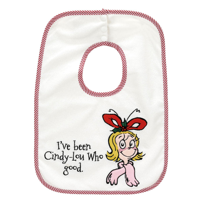 Enesco Cindy Lou Who Terry Cloth Bib