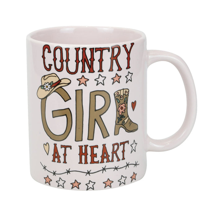 Enesco Country Girl Mug Sock Set