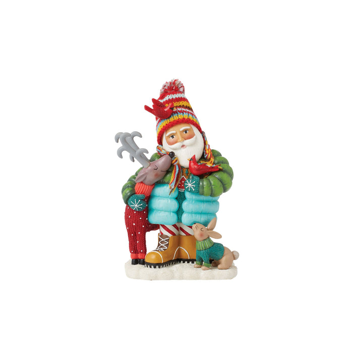 Enesco Cozy and Warm Santa Figurine