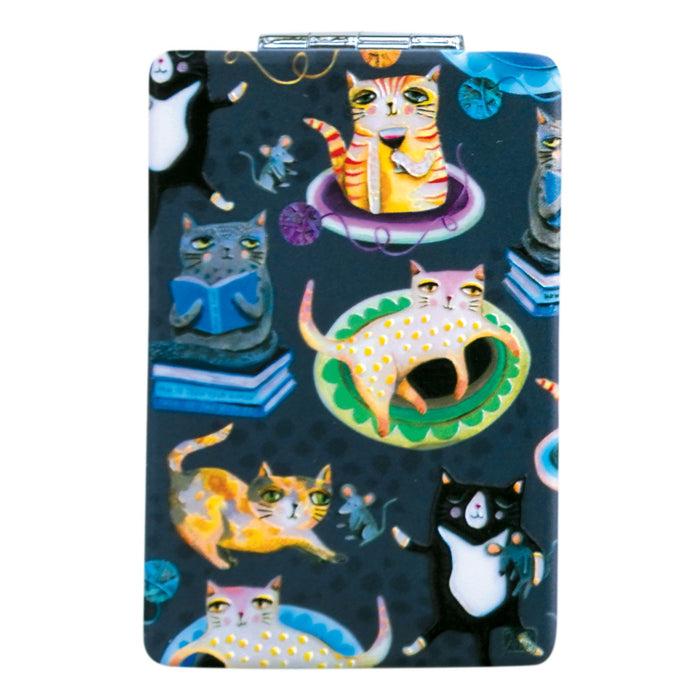 Enesco Crazy Cats Compact Mirror