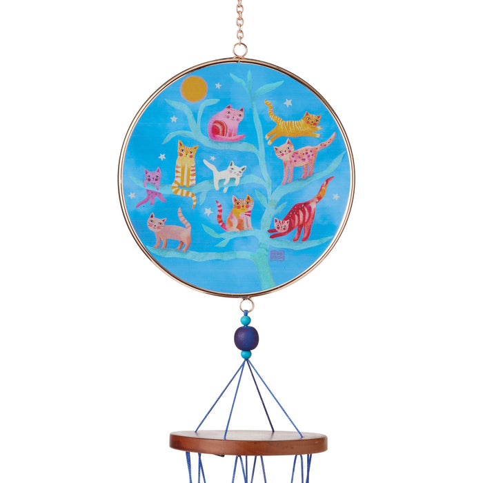Enesco Crazy Cats Wind Chime