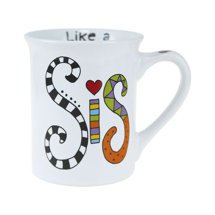 Enesco Cuppa Doodles Like A Sis Mug